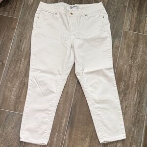 Sandpiper White Ankle Jeans